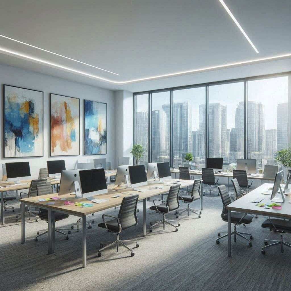 工位临时调整对建筑设计公司的写字楼办公午间休息安排会形成哪些连锁影响